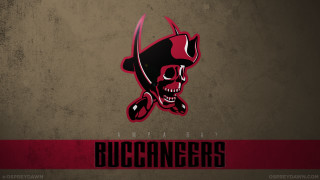 Red black skull pirate hat - head and a sword free wallpaper
