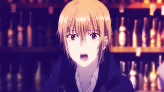 Blonde blond haired surprised bar - bottle free wallpaper