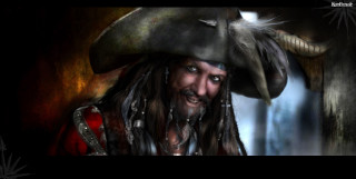 Pirate big hat beard beardlocke - a pirate free wallpaper for desktop