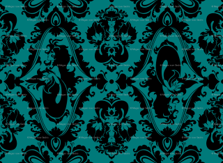 Blue black floral wallpaper design - a floral design free wallpaper for desktop