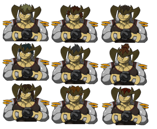 Cartoon characters sitting expressions faces - a bunch of cartoon characters free wallpaper