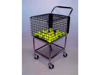 Shopping cart tennis balls basket - mesh wire free wallpaper