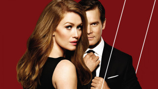 Man woman red background lines - line free wallpaper