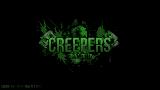 Green black logo creepers black - the middle of the image free wallpaper