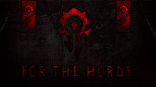Dark red background horde demon - red background free wallpaper