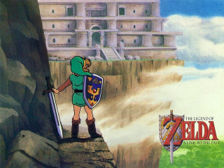 Cartoon man sword shield cliff - a sword and shield free wallpaper