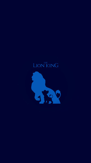 Blue lion king poster blue - free anime wallpaper