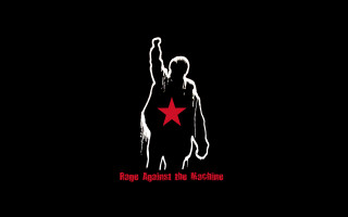 Man red star black background - a red star free wallpaper