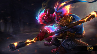 Hearth knight fire gun flame - a character free wallpaper