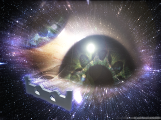 Keyboard space stars blackhole light - a black hole free wallpaper