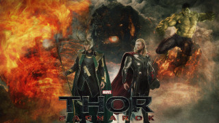 Avengers thor loki fire smoke - a fire and smoke background free wallpaper