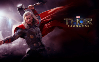 Man thor costume sword cityscape - a cityscape free wallpaper