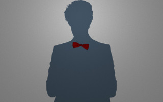 Man red bow tie shadows - david dougal williams free wallpaper