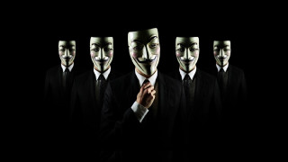 Man suit five masks hands - cybernetic free wallpaper