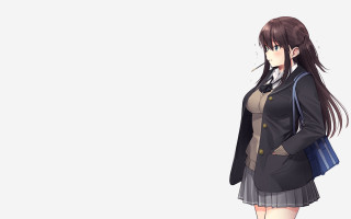 Woman short skirt jacket handbag - a handbag free wallpaper