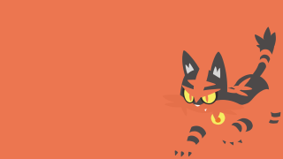 Cartoon cat yellow eyes black 2 - a cartoon cat free wallpaper