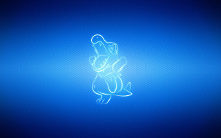 Blue background dog back legs - dynamic lighting free wallpaper