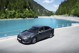 Car lake forest mountain range - viennese actionism free wallpaper