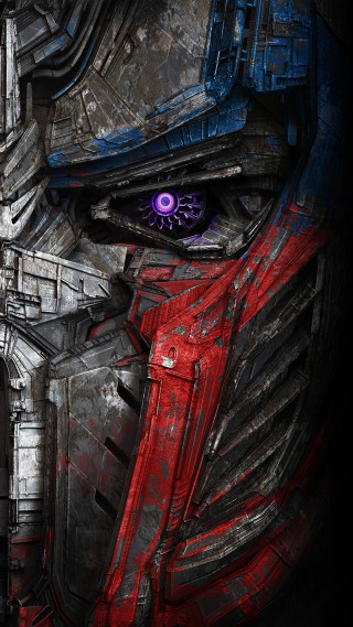 Robot face red blue background - android jones free wallpaper for mobile
