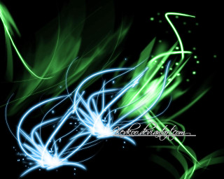 Green blue abstract background black - metaphysical painting free wallpaper