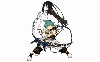 Man sword woman hair air - a sword and a woman free wallpaper