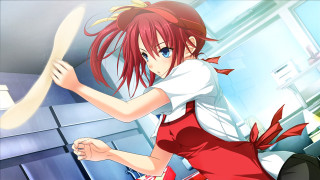 Girl red dress baseball bat - a red dress holding free wallpaper