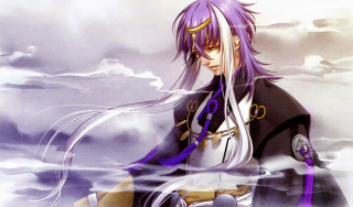 Man long hair purple cape - chen chun free wallpaper