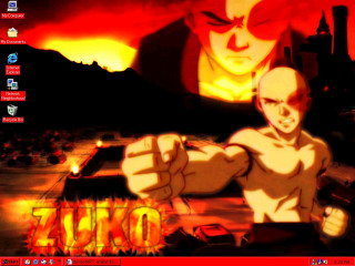 Cartoon character fist red background - 4k resolution free wallpaper