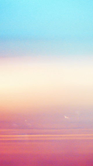 Plane flying sky pink blue - a matte painting free wallpaper for mobile