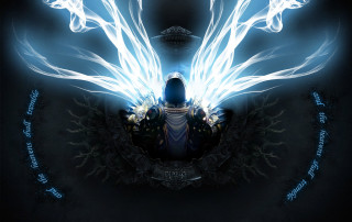 Person with wings and halo - the wing free wallpaper