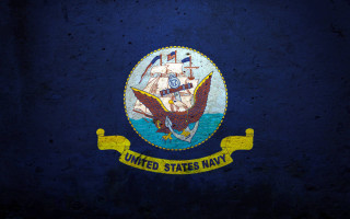 Navy emblem flag ship night - a banner free wallpaper