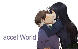 Couple kissing accel world sign - serial free wallpaper for desktop