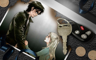 Couple people key car keychain - key art free wallpaper