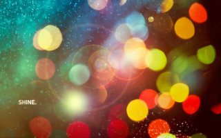 Blurry photo lights dark shine - a blurry photo of a bunch free wallpaper