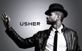 Man hat leather jacket usher - christopher rush free wallpaper