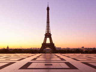 Eiffel tower sunset paris beautiful 2 - paris school free wallpaper