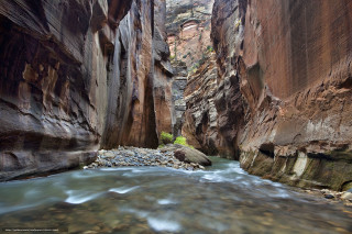Narrow river narrow canyon rocks 6 - darrell riche free wallpaper