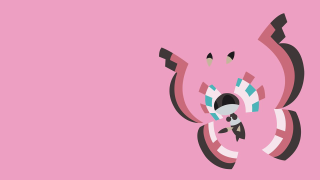 Pink background bird flying black - pokemon free wallpaper for desktop