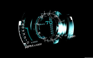 Digital clock blue light 70min - hyper detail free wallpaper