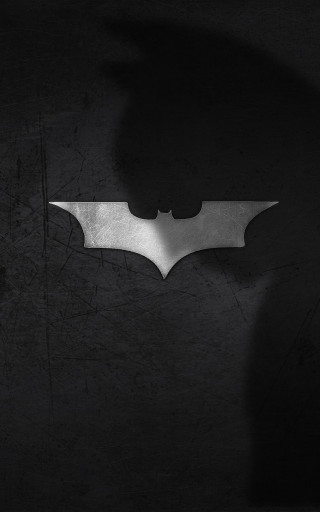 Batman logo dark room shadow - daarken free wallpaper for mobile