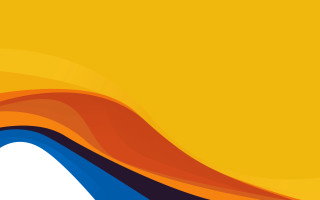 Yellow blue background white wave - triadic free wallpaper