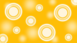 Yellow background circles dots center - a white center in the middle free wallpaper