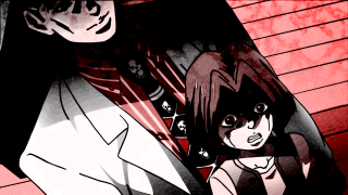 Man woman red background black - vanita free wallpaper for desktop