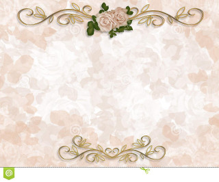 Floral roses gold border leaves - the corner free wallpaper