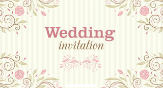 Wedding card floral striped background - bracha l. ettinger free wallpaper