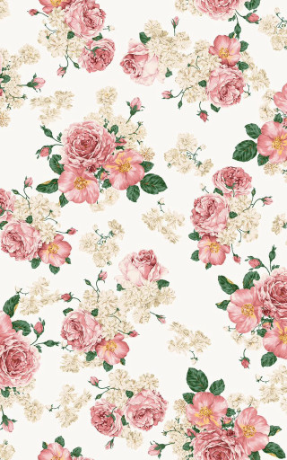 Pink flowers green leaves roses - green leaf free wallpaper for mobile