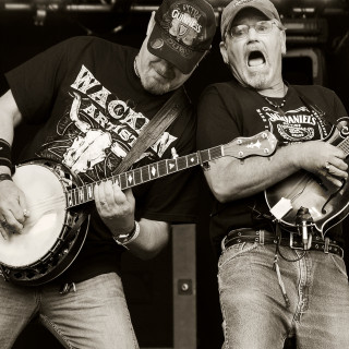 Two men playing musical instrument - two man free wallpaper for tablet