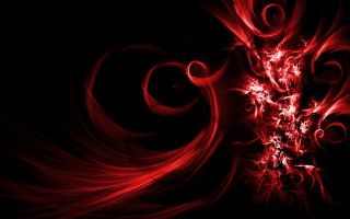 Red abstract background swirls curves 2 - a red abstract background free wallpaper