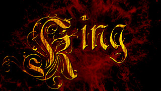 Red yellow lettering black background - elden ring free wallpaper