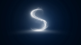 White s light streaks blue - light streak free wallpaper
